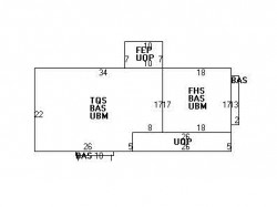 498 Chestnut St, Newton MA  02468-1224 floor plan