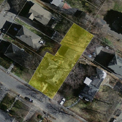 71 Arlington St, Newton MA 02458-2455 aerial view