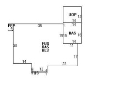19 Alderwood Rd, Newton MA 02459-1225 floor plan