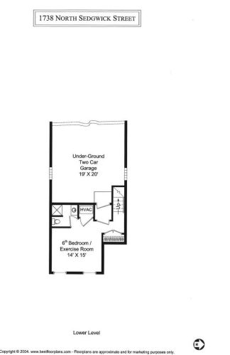 1738 Sedgwick St, Chicago IL 60614-4619 exterior