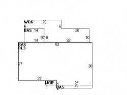 61 Great Meadow Rd, Newton MA 02459-2714 floor plan