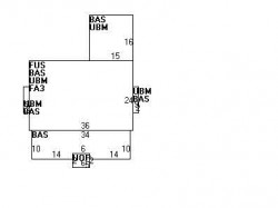 189 Bellevue St, Newton MA  02458-1812 floor plan