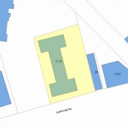 29 Commonwealth Ave, Newton MA plot plan