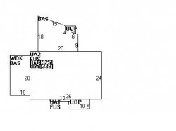 34 Moreland Ave, Newton MA  02459-2115 floor plan
