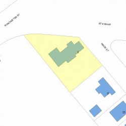 9 Wade St, Newton MA  02461-1714 plot plan