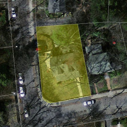 39 Bolton Rd, Newton MA 02460-2130 aerial view