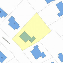 15 Randlett Park, Newton MA 02465-1716 plot plan