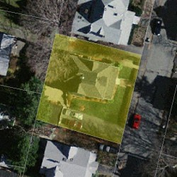 11 Fairview St, Newton MA  02458-2208 aerial view