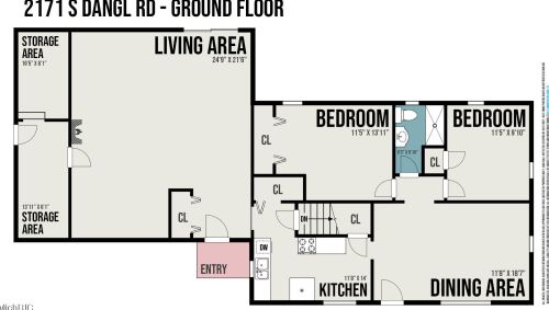 2171 Dangl Rd, Meskegon MI 49444-8748 exterior