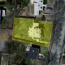 95 Fordham Rd, Newton MA 02465-1208 aerial view