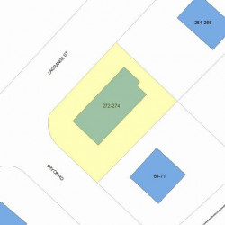 272 Lagrange St, Boston MA  02132-3018 plot plan