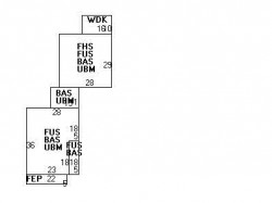 90 Los Angeles St, Newton MA  02458-1019 floor plan