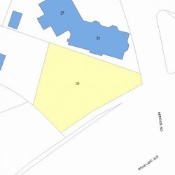 39 Herrick Rd, Newton MA 02459-2217 plot plan