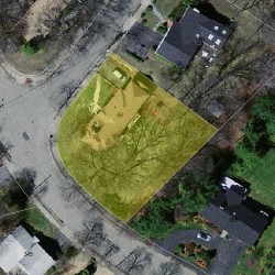 66 Druid Hill Rd, Newton MA 02461-2023 aerial view