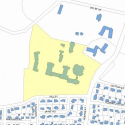 885 Centre St, Newton MA  02459-1100 plot plan