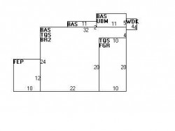 16 Roundwood Rd, Newton MA 02464-1217 floor plan