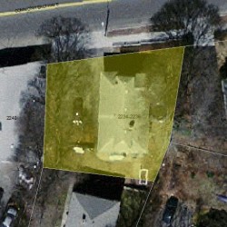 2236 Commonwealth Ave, Newton MA 02466-1804 aerial view