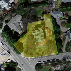 216 Highland St, Newton MA 02465-2713 aerial view