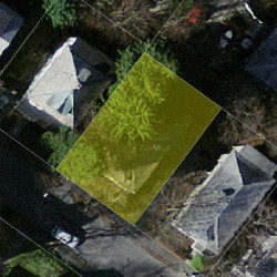 29 Bennington St, Newton MA  02458-1901 aerial view