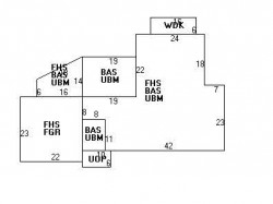 95 Albemarle Rd, Newton MA 02460-1136 floor plan