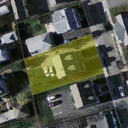 101 Dalby St, Newton MA  02458-1032 aerial view