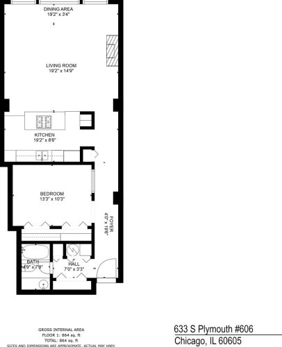 633 Plymouth Ct, Chicago IL 60605-1845 exterior