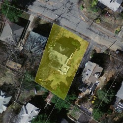 44 Lakewood Rd, Newton MA 02461-1226 aerial view