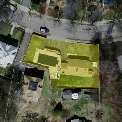 10 Champa St, Newton MA 02464-1225 aerial view
