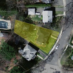 55 Ellison Rd, Newton MA 02459-1434 aerial view