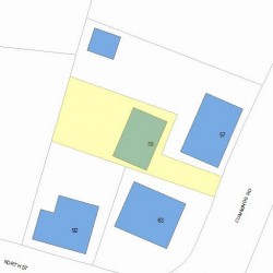 59 Cummings Rd, Newton MA 02459-1734 plot plan