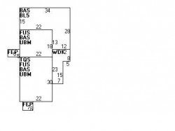 272 Nevada St, Newton MA  02460-1466 floor plan