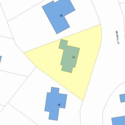 24 Morrill St, Newton MA 02465-1361 plot plan