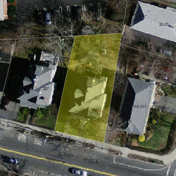 321 Tremont St, Newton MA 02458-2144 aerial view