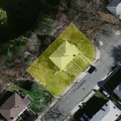69 Louise Rd, Boston MA  02467-1914 aerial view