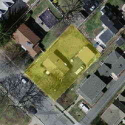 226 Nevada St, Newton MA 02460-1258 aerial view