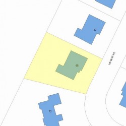 65 Levbert Rd, Newton MA 02459-3008 plot plan