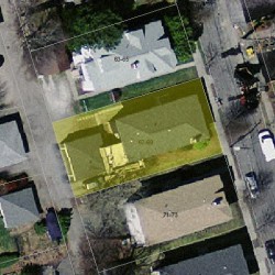 69 Withington Rd, Newton MA 02460-2037 aerial view
