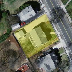 401 Winchester St, Newton MA 02461-2008 aerial view