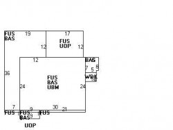 257 Winchester St, Newton MA 02461-2042 floor plan