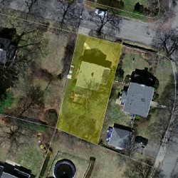 8 Avalon Rd, Newton MA  02468-1610 aerial view