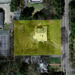 271 Chestnut St, Newton MA 02465-2932 aerial view