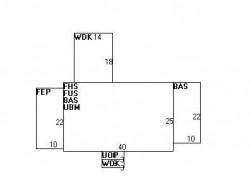 205 Mill St, Newton MA 02460-2447 floor plan