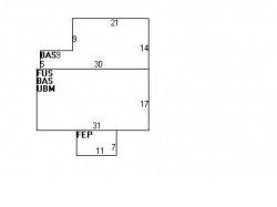 259 Cherry St, Newton MA 02465-1607 floor plan