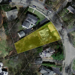41 Collins Rd, Newton MA 02468-2202 aerial view