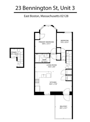 23 Bennington St, Boston MA exterior