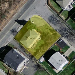 286 Lagrange St, Boston MA 02132-3018 aerial view