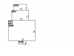 58 Falmouth Rd, Newton MA  02465-1125 floor plan