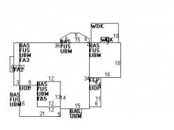 22 Bowers St, Newton MA 02460-1903 floor plan