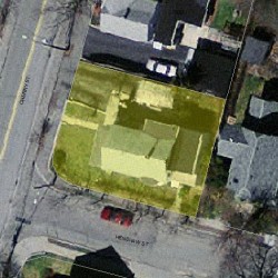 312 Cherry St, Newton MA 02465-1605 aerial view