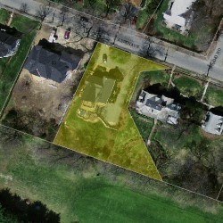 91 Aspen Ave, Newton MA 02466-3021 aerial view